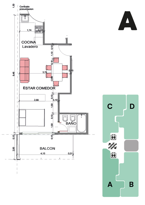planta 11 a monoambiente